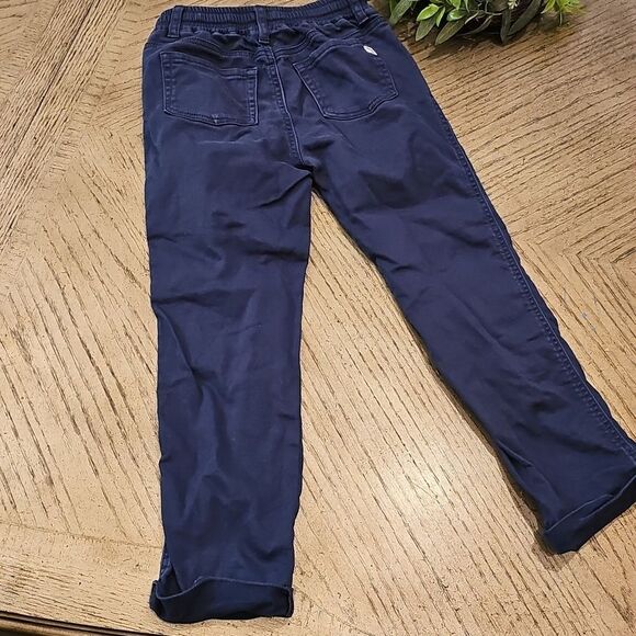Boys Navy Cargo Pants Size 7 Flapdoodles - Picture 5 of 10